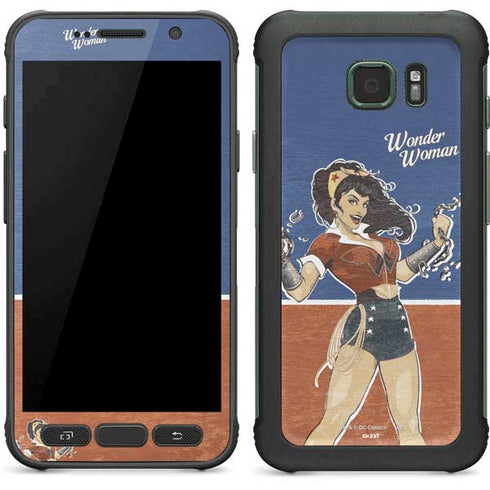 DC Comics Bombshells Wonder Woman Bombshell Galaxy S7 Active Skin