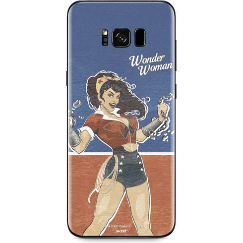 DC Comics Bombshells Wonder Woman Bombshell Galaxy S8 Plus Skin