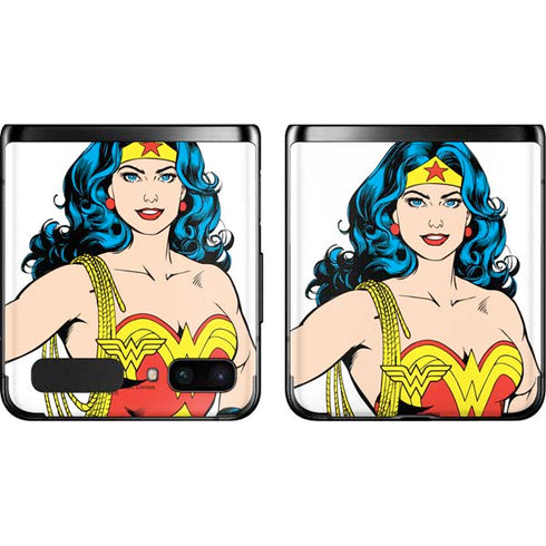 DC Comics Wonder Woman Classic Art Pose Galaxy Z Flip Skin