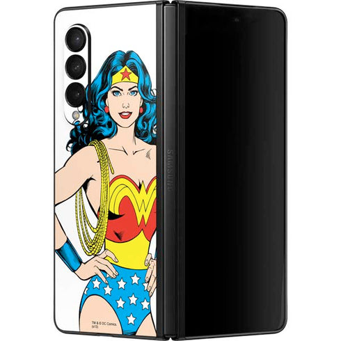 DC Comics Wonder Woman Classic Art Pose Galaxy Z Fold3 5G Skin
