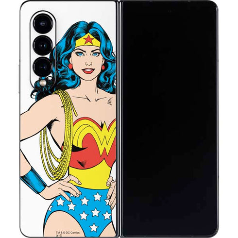 DC Comics Wonder Woman Classic Art Pose Galaxy Z Fold4 5G Skin