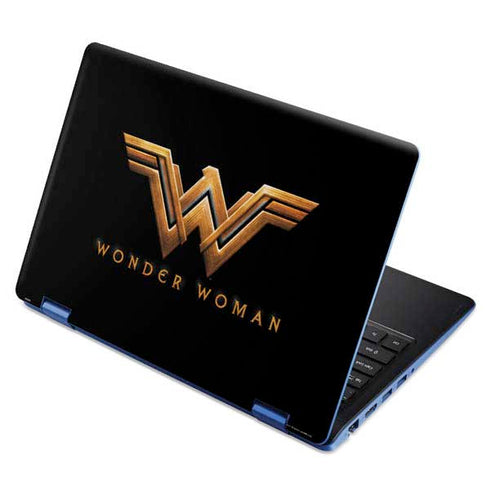 DC Comics Wonder Woman Gold Emblem Aspire R11 11.6in Skin