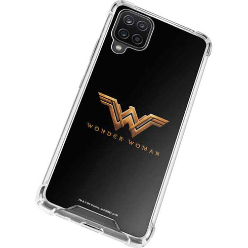 DC Comics Wonder Woman Gold Emblem Galaxy A12 Clear Case