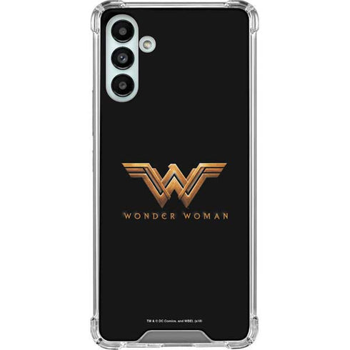 DC Comics Wonder Woman Gold Emblem Galaxy A13 5G Clear Case