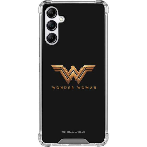 DC Comics Wonder Woman Gold Emblem Galaxy A15 5G Clear Case