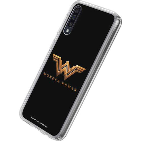 DC Comics Wonder Woman Gold Emblem Galaxy A50 Clear Case