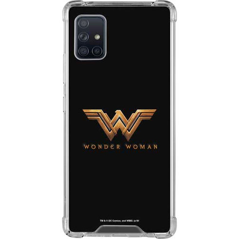 DC Comics Wonder Woman Gold Emblem Galaxy A51 5G Clear Case