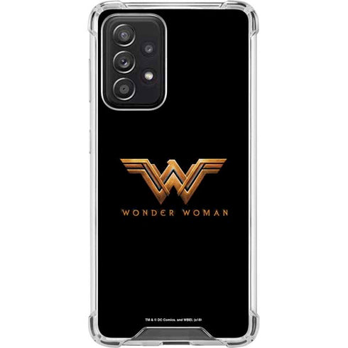 DC Comics Wonder Woman Gold Emblem Galaxy A52 5G Clear Case