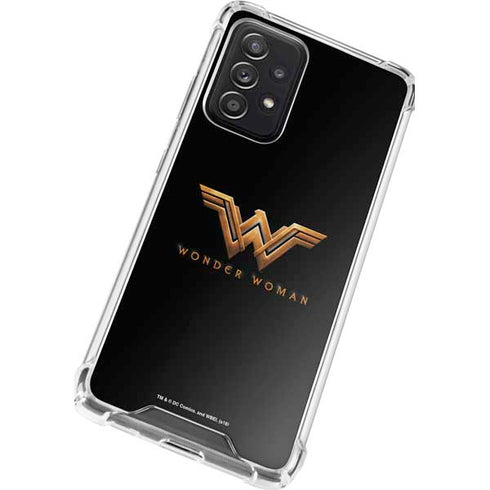 DC Comics Wonder Woman Gold Emblem Galaxy A52 5G Clear Case