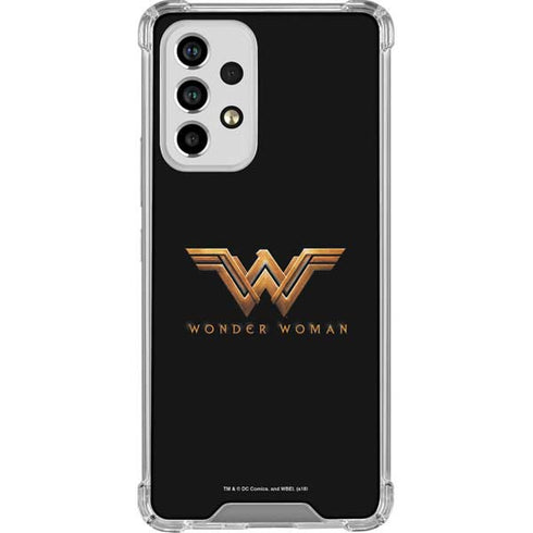 DC Comics Wonder Woman Gold Emblem Galaxy A53 5G Clear Case