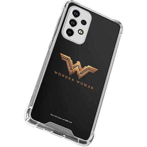 DC Comics Wonder Woman Gold Emblem Galaxy A53 5G Clear Case