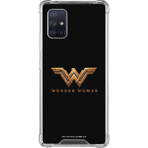 DC Comics Wonder Woman Gold Emblem Galaxy A71 5G Clear Case