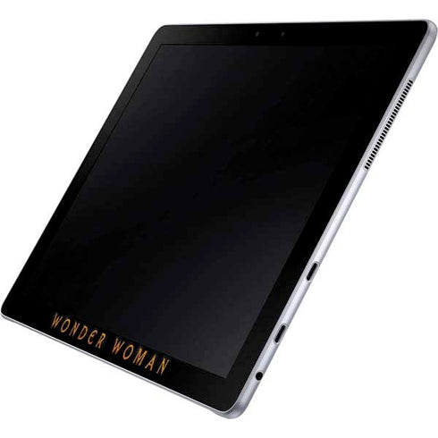 DC Comics Wonder Woman Gold Emblem Galaxy Book 12in Skin
