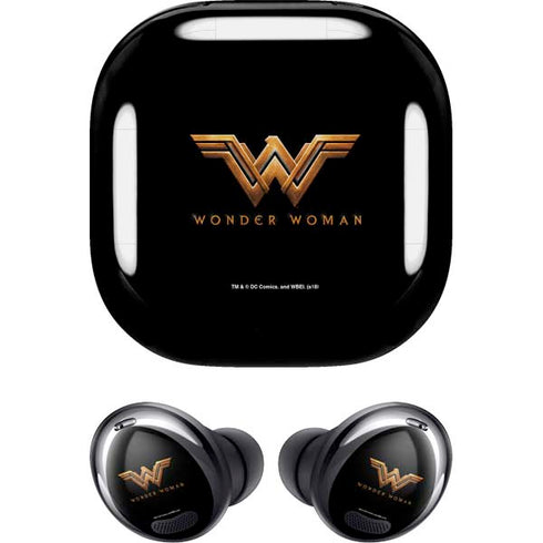 DC Comics Wonder Woman Gold Emblem Galaxy Buds Pro Skin