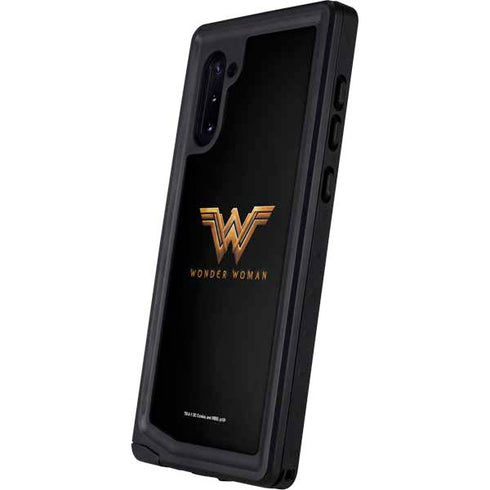 DC Comics Wonder Woman Gold Emblem Galaxy Note 10 Waterproof Case