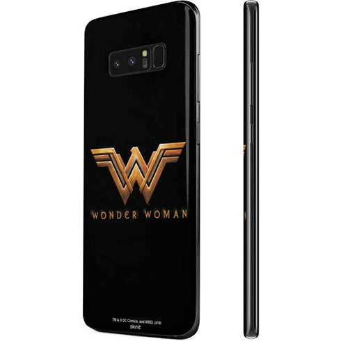 DC Comics Wonder Woman Gold Emblem Galaxy Note 8 Skin