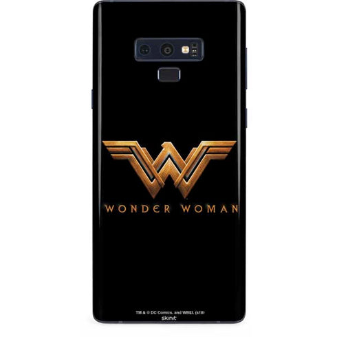 DC Comics Wonder Woman Gold Emblem Galaxy Note 9 Skin