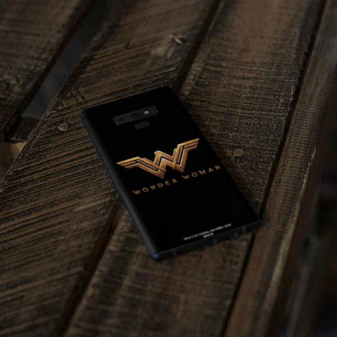 DC Comics Wonder Woman Gold Emblem Galaxy Note 9 Skin