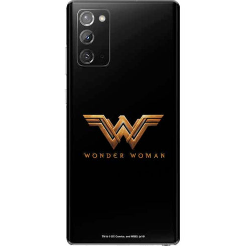 DC Comics Wonder Woman Gold Emblem Galaxy Note20 5G Skin