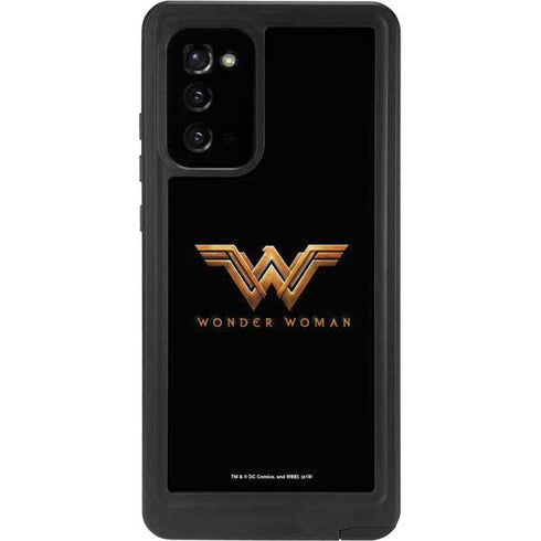 DC Comics Wonder Woman Gold Emblem Galaxy Note20 5G Waterproof Case