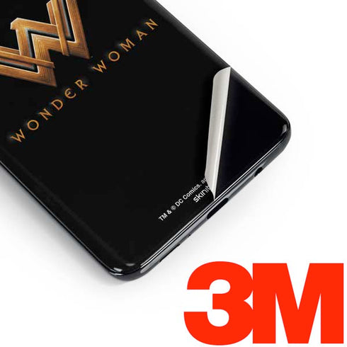 DC Comics Wonder Woman Gold Emblem Galaxy S10 Plus Skin