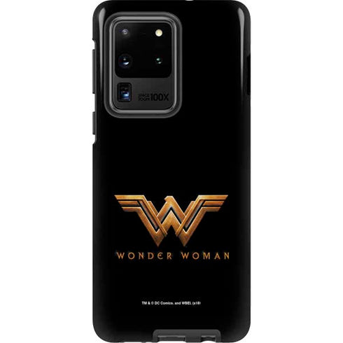 DC Comics Wonder Woman Gold Emblem Galaxy S20 Ultra 5G Pro Case