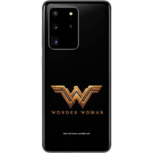 DC Comics Wonder Woman Gold Emblem Galaxy S20 Ultra 5G Skin