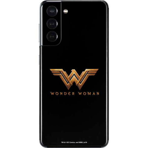 DC Comics Wonder Woman Gold Emblem Galaxy S21 5G Skin