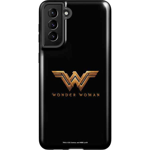 DC Comics Wonder Woman Gold Emblem Galaxy S21 FE Pro Case