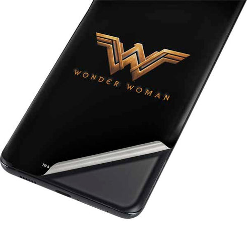 DC Comics Wonder Woman Gold Emblem Galaxy S21 Plus 5G Skin