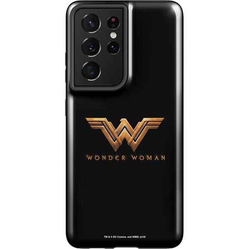 DC Comics Wonder Woman Gold Emblem Galaxy S21 Ultra 5G Pro Case