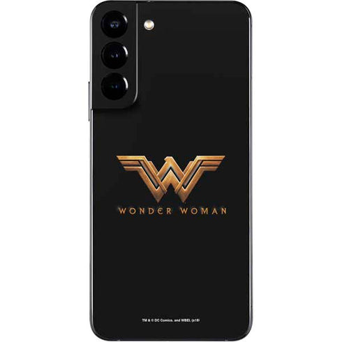 DC Comics Wonder Woman Gold Emblem Galaxy S22 Plus Skin