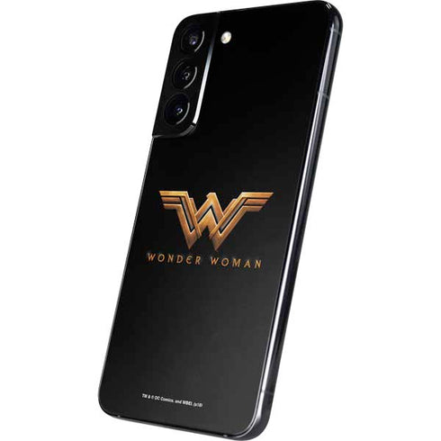 DC Comics Wonder Woman Gold Emblem Galaxy S22 Plus Skin