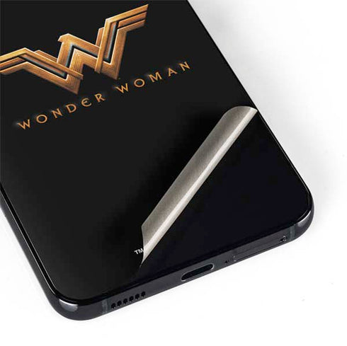 DC Comics Wonder Woman Gold Emblem Galaxy S22 Plus Skin