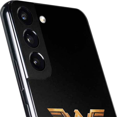 DC Comics Wonder Woman Gold Emblem Galaxy S22 Skin