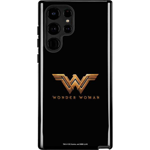 DC Comics Wonder Woman Gold Emblem Galaxy S22 Ultra Pro Case