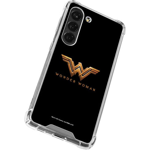 DC Comics Wonder Woman Gold Emblem Galaxy S23 Clear Case
