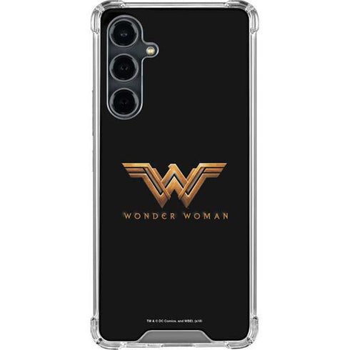 DC Comics Wonder Woman Gold Emblem Galaxy S23 FE Clear Case