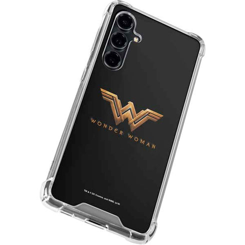 DC Comics Wonder Woman Gold Emblem Galaxy S23 FE Clear Case