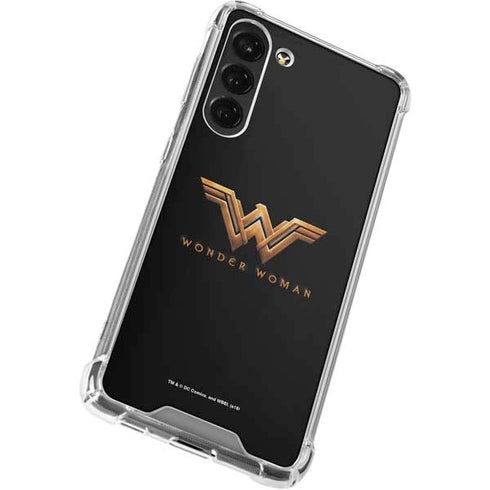 DC Comics Wonder Woman Gold Emblem Galaxy S23 Plus Clear Case