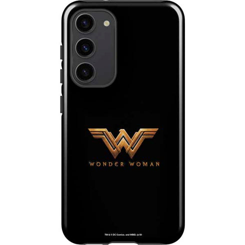 DC Comics Wonder Woman Gold Emblem Galaxy S23 Plus Pro Case