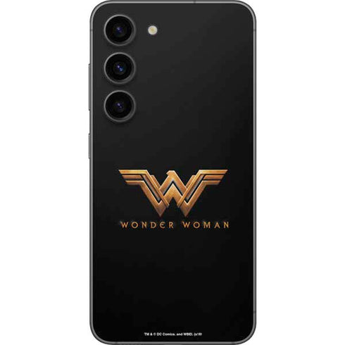 DC Comics Wonder Woman Gold Emblem Galaxy S23 Skin
