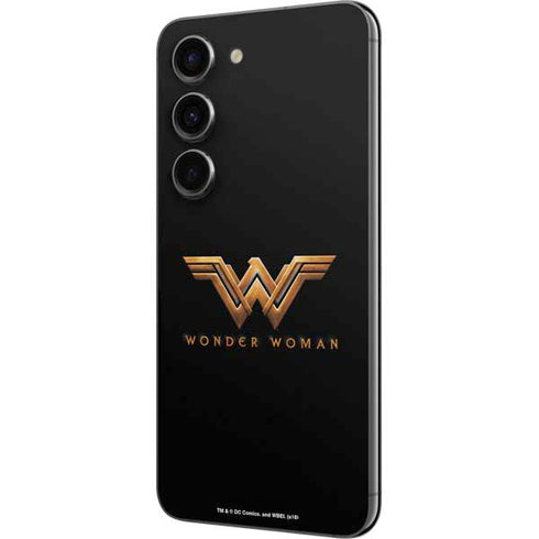 DC Comics Wonder Woman Gold Emblem Galaxy S23 Skin