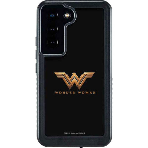 DC Comics Wonder Woman Gold Emblem Galaxy S23 Waterproof Case