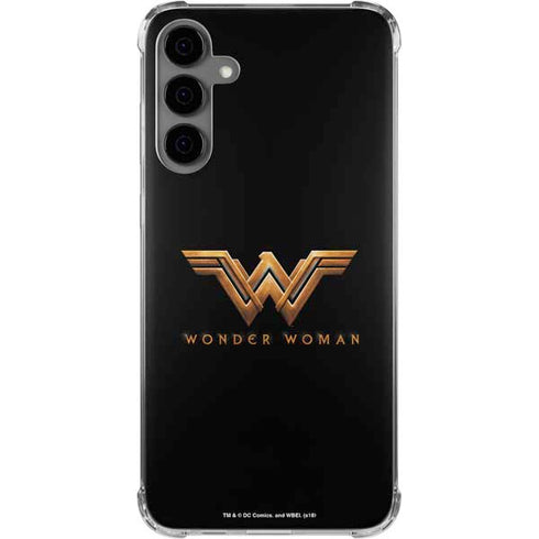 DC Comics Wonder Woman Gold Emblem Galaxy S24 Plus Clear Case
