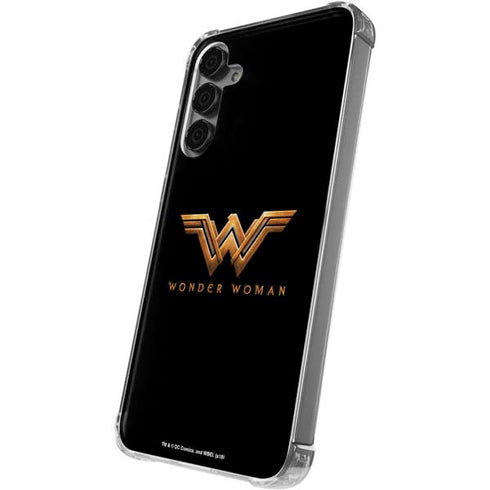 DC Comics Wonder Woman Gold Emblem Galaxy S24 Plus Clear Case