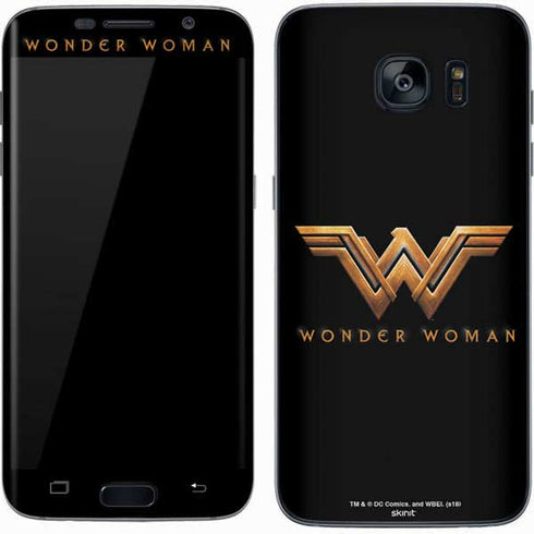 DC Comics Wonder Woman Gold Emblem Galaxy S7 Skin