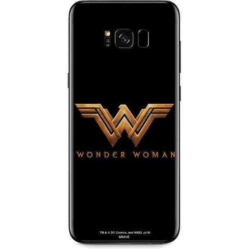 DC Comics Wonder Woman Gold Emblem Galaxy S8 Skin