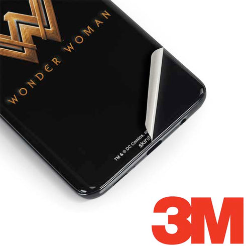 DC Comics Wonder Woman Gold Emblem Galaxy S9 Plus Skin