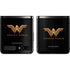 DC Comics Wonder Woman Gold Emblem Galaxy Z Flip Skin